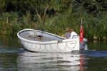 Nigtevecht 4 september 2013
Jort Kelder en Lauren Verster op hun sloep aan het varen op de vecht.