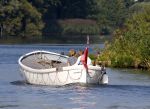Nigtevecht 4 september 2013
Jort Kelder en Lauren Verster op hun sloep aan het varen op de vecht.