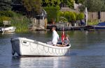 Nigtevecht 4 september 2013
Jort Kelder en Lauren Verster op hun sloep aan het varen op de vecht.