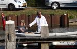Nigtevecht 4 september 2013
Jort Kelder en Lauren Verster op hun sloep aan het varen op de vecht.