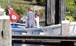 Nigtevecht 4 september 2013
Jort Kelder en Lauren Verster op hun sloep aan het varen op de vecht.