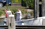 Nigtevecht 4 september 2013
Jort Kelder en Lauren Verster op hun sloep aan het varen op de vecht.