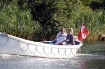 Nigtevecht 4 september 2013
Jort Kelder en Lauren Verster op hun sloep aan het varen op de vecht.