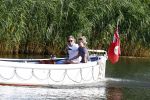 Nigtevecht 4 september 2013
Jort Kelder en Lauren Verster op hun sloep aan het varen op de vecht.