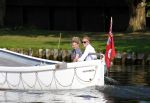 Nigtevecht 4 september 2013
Jort Kelder en Lauren Verster op hun sloep aan het varen op de vecht.