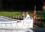 Nigtevecht 4 september 2013
Jort Kelder en Lauren Verster op hun sloep aan het varen op de vecht.