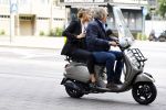 Amsterdam 21 augustus 2013
Lieke v Lexmond samen met haar manager Frank Wisse op vespa scooter.
Peter Smulders bv