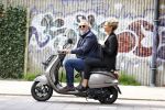 Amsterdam 21 augustus 2013
Lieke v Lexmond samen met haar manager Frank Wisse op vespa scooter.
Peter Smulders bv