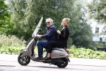 Amsterdam 21 augustus 2013
Lieke v Lexmond samen met haar manager Frank Wisse op vespa scooter.
Peter Smulders bv