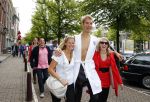 Amsterdam 8 september 2013
Amsterdam city swim door de grachten met diverse bn ers.
Maarten v d Weijden met zijn vrouw (links) en ....