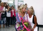 Hoofddorp 29 augustus 2013
Presentatie van de Margriet met Natasja Foger als hoofdredaktrice.
Leontine v d Bos de reguliere hoofdredaktrice geeft aar het eerste exemplaar en Rene Froger zingt voor Natasja bij sanoma uitgevers