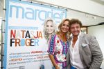 Hoofddorp 29 augustus 2013
Presentatie van de Margriet met Natasja Foger als hoofdredaktrice.
Leontine v d Bos de reguliere hoofdredaktrice geeft aar het eerste exemplaar en Rene Froger zingt voor Natasja bij sanoma uitgevers