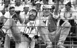 Stuttgart, 25 Mei 1988 PSV-Benfica, eindstand 0-0 Finale EC I ( voorloper van de Champions League ) en winnaar door strafschoppen na verlenging.
PSV Supporters Pedro Blommers
Foto Peter Smulders BV