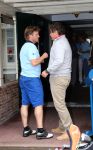 Zandvoort, 7 Augustus 2013
KLM Charity Challenge gespeeld op de Kennemer Golfclub met veel BN-ers.
Peter Paul Muller in gesprek met Rene Froger
Foto Peter Smulders BV