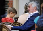 Amsterdam 28 augustsu 2013
Frank Wisse en Pieter Storms op terras.
Peter Smulders bv