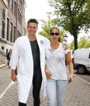 Amsterdam 8 september 2013
Amsterdam city swim door de grachten met diverse bn ers.
Pieter v d Hoogenband met zijn vriendin Ranomi Kromowidjojo