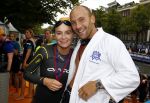 Amsterdam 8 september 2013
Amsterdam city swim door de grachten met diverse bn ers.
ralph de Vries met zijn broer en met zijn vrouw Carlijn
