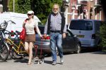 Amsterdam 26 augustus 2013
Rob Houwer met zijn vrouw en hond