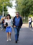 Amsterdam 18 augustus 2013
Robert en Roos ten Brink op weg naar de parade.
Peter Smulders bv