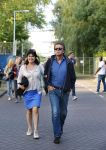 Amsterdam 18 augustus 2013
Robert en Roos ten Brink op weg naar de parade.
Peter Smulders bv