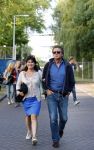 Amsterdam 18 augustus 2013
Robert en Roos ten Brink op weg naar de parade.
Peter Smulders bv