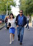 Amsterdam 18 augustus 2013
Robert en Roos ten Brink op weg naar de parade.
Peter Smulders bv