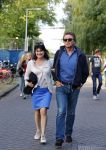 Amsterdam 18 augustus 2013
Robert en Roos ten Brink op weg naar de parade.
Peter Smulders bv