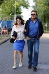 Amsterdam 18 augustus 2013
Robert en Roos ten Brink op weg naar de parade.
Peter Smulders bv