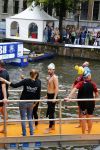Amsterdam 8 september 2013
Amsterdam city swim door de grachten met diverse bn ers.
Ruud Feltkamp met Jessica Mendels