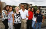 Amsterdam 1 september 2013
Ruud Gullit viert zijn 51e verjaardag thuis met zijn moeder zijn vriendin Maggie Jiminez en zijn kinderen Felicity Jermaine Joelle en Maxim