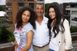 Amsterdam 1 september 2013
Ruud Gullit viert zijn 51e verjaardag thuis met zijn moeder zijn vriendin Maggie Jiminez en zijn kinderen Felicity Jermaine Joelle en Maxim