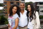 Amsterdam 1 september 2013
Ruud Gullit viert zijn 51e verjaardag thuis met zijn moeder zijn vriendin Maggie Jiminez en zijn kinderen Felicity Jermaine Joelle en Maxim