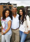 Amsterdam 1 september 2013
Ruud Gullit viert zijn 51e verjaardag thuis met zijn moeder zijn vriendin Maggie Jiminez en zijn kinderen Felicity Jermaine Joelle en Maxim