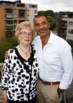 Amsterdam 1 september 2013
Ruud Gullit viert zijn 51e verjaardag thuis met zijn moeder zijn vriendin Maggie Jiminez en zijn kinderen Felicity Jermaine Joelle en Maxim