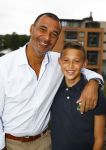 Amsterdam 1 september 2013
Ruud Gullit viert zijn 51e verjaardag thuis met zijn moeder zijn vriendin Maggie Jiminez en zijn kinderen Felicity Jermaine Joelle en Maxim