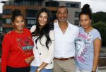 Amsterdam 1 september 2013
Ruud Gullit viert zijn 51e verjaardag thuis met zijn moeder zijn vriendin Maggie Jiminez en zijn kinderen Felicity Jermaine Joelle en Maxim