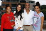 Amsterdam 1 september 2013
Ruud Gullit viert zijn 51e verjaardag thuis met zijn moeder zijn vriendin Maggie Jiminez en zijn kinderen Felicity Jermaine Joelle en Maxim