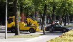 Amsterdam 19 augustus 2013
Ruud Gullit zijn porsche 911 cabrio wordt weg gesleept . Zijn auto vond stoor het appartement waar hij nu woont.
Peter Smulders bv