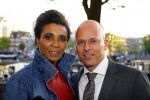 Amsterdam 3 september 2013
Premiere Stiletto in Carre.
Sophia Wezer met man