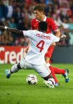 Eindhoven, 20 Augustus 2013
3e Voorronde CL PSV-AC Milan, eindstand 1-1
Stijn Schaars in duel met Sulley Muntari
Foto Peter Smulders BV