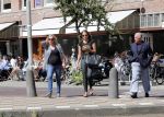 Amsterdam 14 augustus 2013
Harry Mens met zijn zwangere dochter Suze en dochter Sarah.
Peter Smulders bv