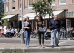 Amsterdam 14 augustus 2013
Harry Mens met zijn zwangere dochter Suze en dochter Sarah.
Peter Smulders bv
