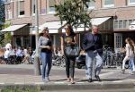 Amsterdam 14 augustus 2013
Harry Mens met zijn zwangere dochter Suze en dochter Sarah.
Peter Smulders bv