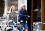 Amsterdam 19 augustus 2013
Theodor Holman met zijn vrouw op straat in Amsterdam.
Peter Smulders bv