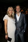 Amsterdam 15 september 2014
Modeshow Addy v d Krommenacker in het ij theater.
Bas Muijs met zijn zwangere vriendin