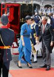Den Haag 16 september 2014
Prinsjesdag met oa Koning Willem Alexander Koningin Maxima prinses Laurentien en prins Constantijn. Gouden Koets op het binnenhof. Groot Meesteres Bibi van Zuylen van Nijevelt-den Beer Poortugael and groot Meester Marco Hennis