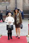 Den Haag 16 september 2014
Prinsjesdag met oa Koning Willem Alexander Koningin Maxima prinses Laurentien en prins Constantijn. Gouden Koets op het binnenhof. Edith Schippers met dochter Eva