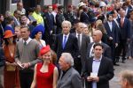 Den Haag 16 september 2014
Prinsjesdag met oa Koning Willem Alexander Koningin Maxima prinses Laurentien en prins Constantijn. Gouden Koets op het binnenhof. Geert Wilders met vrouw