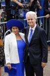 Den Haag 16 september 2014
Prinsjesdag met oa Koning Willem Alexander Koningin Maxima prinses Laurentien en prins Constantijn. Gouden Koets op het binnenhof. Geert Wilders met vrouw