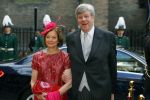 Den Haag 16 september 2014
Prinsjesdag met oa Koning Willem Alexander Koningin Maxima prinses Laurentien en prins Constantijn. Gouden Koets op het binnenhof. ivo Opstelten met vrouw